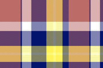 Checkered pattern in Scottish style. Tartan. A classic Christmas geometric pattern. Woolen red fabric