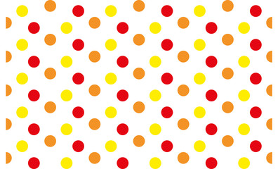 Fondo c&aacute;lido de c&iacute;rculos naranjas, rojos y amarillos.l