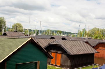 Obraz premium Starnberger See,Starnberg,Hafen,Port, Sea, Germany,Lake