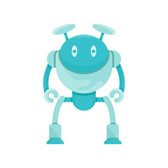 cute robot cartoon character icon, avatar