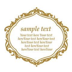 ゴージャスなアンティークフレーム＜ロココ調＞