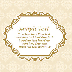 ゴージャスなアンティークフレーム＜ロココ調＞