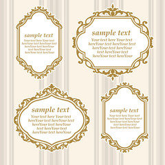 ゴージャスなアンティークフレーム＜ロココ調＞