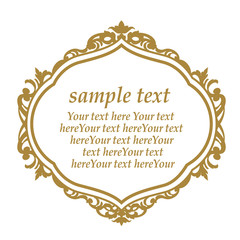 ゴージャスなアンティークフレーム＜ロココ調＞