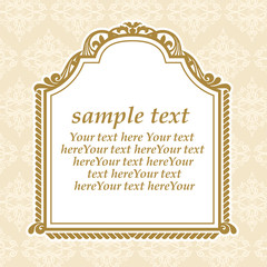 ゴージャスなアンティークフレーム＜ロココ調＞