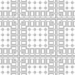 White and grey geometric abstract retro pattern, simple monochrome cover design