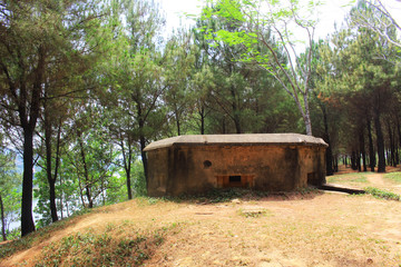 american built fortifications near Hue from vietnam war