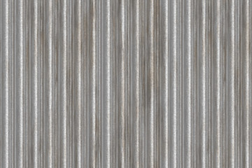 Obraz premium Metal sheet texture. Corrugated metal panel with rust. Old steel background