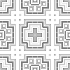 White and grey geometric pattern