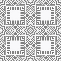 White and grey geometric pattern