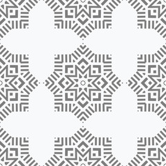 White and grey geometric pattern