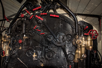 steam locomotive dashboard, Control Panel