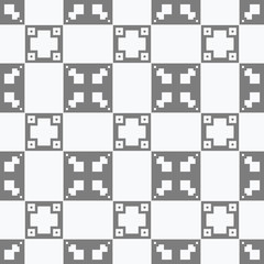 Black and grey geometric pattern with seamless form