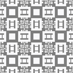 White and grey simple geometric pattern 