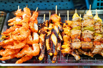 seafood kebab