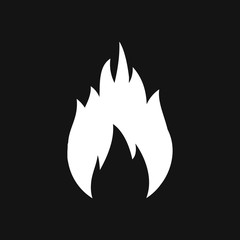 Fire icon vector. Icon illustration for logo design