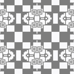 Grey and white pattern with simple design