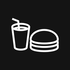 Food icon vector for logo design, illustration, vector sign symbol