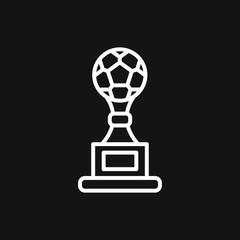 Foot ball, soccer icon sport objects for logo, vector sign symbol for design