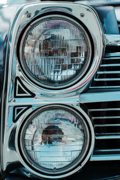 Antique automobile headlights