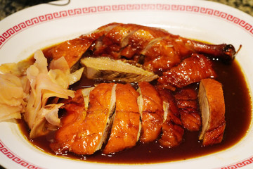 Duck in sauce