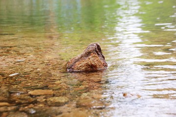 stones in the stream