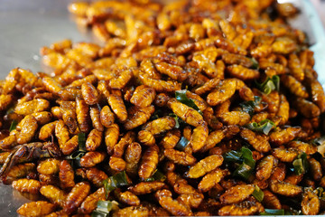 grilled insects