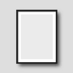 Fotobehang Wall picture frame vector.  © Alex