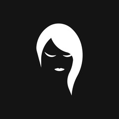 Hairstyle icon. Premium quality graphic design. logo, illustration, vector sign symbol for design