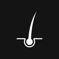 Hair salon icon logo, vector illustration, sign symbol for design