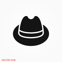 Hat icon logo, illustration, vector sign symbol for design