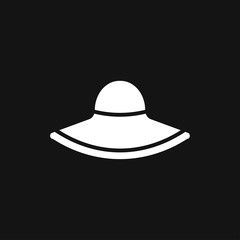 Hat icon logo, illustration, vector sign symbol for design