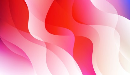 Futuristic Style With Wave Geometric Design, Shapes. For Elegant Pattern Cover Book. Vector Illustration with Color Gradient.