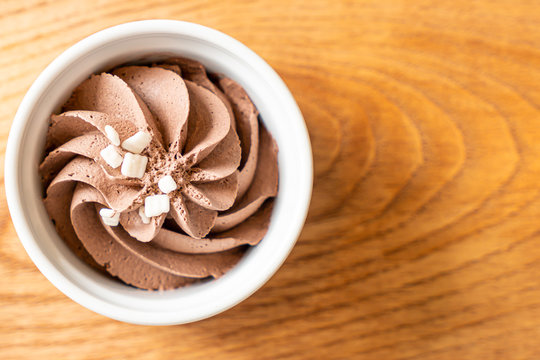 Chocolate Mousse In Bowl