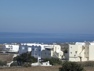 Fototapeta na wymiar view of santorini island greece