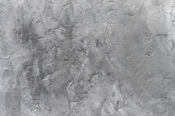 Abstract, grunge art decorative design gray stucco wall, dark concrete texture background