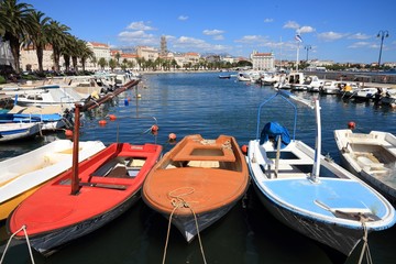 Fototapeta na wymiar Split harbor, Croatia