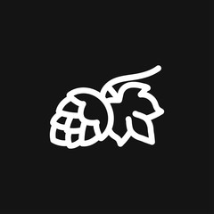 Hop icon logo, illustration, vector sign symbol for design