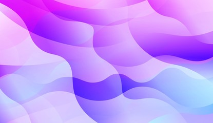 Wavy Background with Lines. Design For Your Header Page, Ad, Poster, Banner. Vector Illustration with Color Gradient.