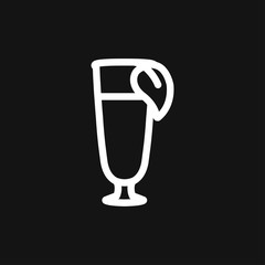 Juice icon logo, illustration, vector sign symbol for design