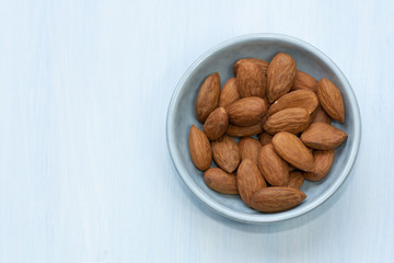 almonds in a bowl
