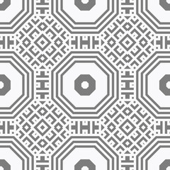 White and grey simple patern with geometric elements