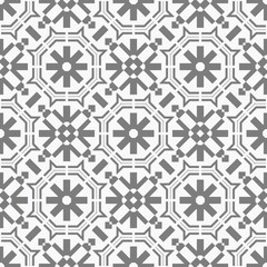 White and grey simple patern with geometric elements