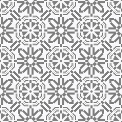 White and grey simple patern with geometric elements