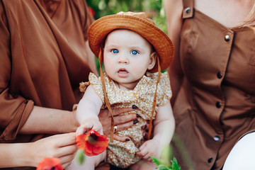 Mother's Day and daughters. Advertising family values and traditions.