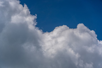 Blue sky with clouds. for background or texture