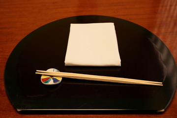 和食のテーブルセッティング