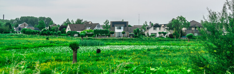 Traditional Dutch village Ooij