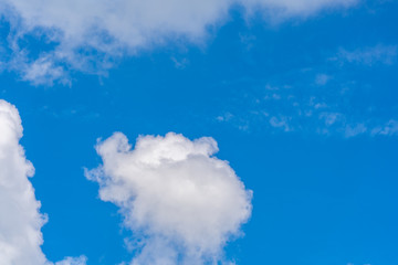 Blue sky with clouds. for background or texture