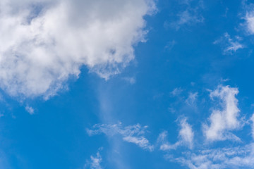 Obraz premium Blue sky with clouds. for background or texture